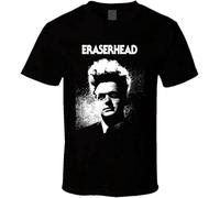 QIESHEOK Eraserhead Cult Movie Unisex 100% Cotton Short-Sleeve T-Shirts Black XXXL