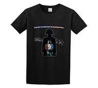 QIESHEOK Fairport Convention The Bonny Bunch of Roses Unisex 100% Cotton Short-Sleeve T-Shirts Black XL