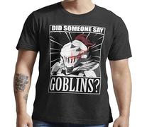 QIESHEOK Goblins ? Did Someone Say Unisex 100% Cotton Short-Sleeve T-Shirts Black L