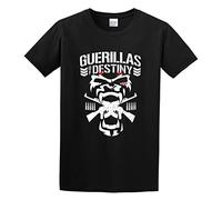 QIESHEOK Japan Pro Bullet Club Guerillas of Destiny O-Neck 100% Cotton Short Sleeve Unisex T-Shirt XXL