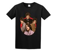 QIESHEOK Kinks Unisex 100% Cotton Short-Sleeve T-Shirts Black S