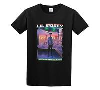 QIESHEOK Lil Mosey Certified Hitmaker North American Tour 2020 O-Neck 100% Cotton Short Sleeve Unisex T-Shirt M