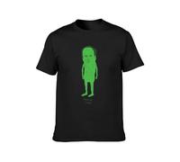 QIESHEOK Picolas Cage Nicolas Cage Weird Creepy Raising Arizona Green Pickles Valley Unisex Cotton T-Shirts Black XXXL