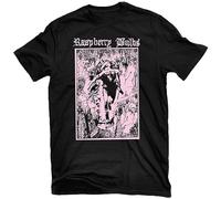 QIESHEOK Raspberry Bulbs Before The Age of Mirrors Unisex 100% Cotton Short-Sleeve T-Shirts Black XXXL