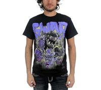 QIESHEOK Summer GWAR Band Destroyers Purple Unisex 100% Cotton Short-Sleeve T-Shirts Black XXXL