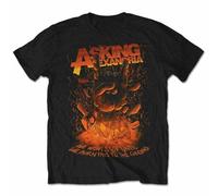 QIESHEOK Taid Asking Alexandria Metal Hand con Licencia Camiseta Hombre Unisex 100% Cotton Short-Sleeve T-Shirts Black S