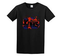 QIESHEOK The Kinks Kinky Boots Flag Sticker Unisex 100% Cotton Short-Sleeve T-Shirts Black S