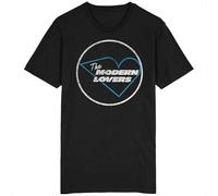 QIESHEOK The Modern Lovers Jonathan Richman Giovanni Happy Unisex 100% Cotton Short-Sleeve T-Shirts Black XL