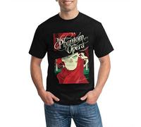 QIESHEOK The Phantom of The Opera Men's Short Sleeve T-Shirt XXL