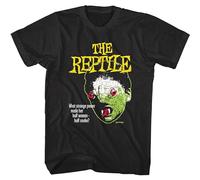 QIESHEOK The Reptile Face Half Snake Women Strange Power 60S Hammer Horrorblack Unisex 100% Cotton Short-Sleeve T-Shirts Black M
