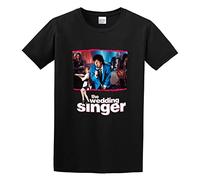 QIESHEOK The Wedding Singer V1 Comedy Movie Poster 1988 O-Neck 100% Cotton Short Sleeve Unisex T-Shirt XL