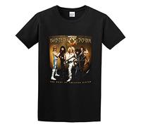 QIESHEOK Twisted Sister Big Hits and Nasty Cuts The Best of Twisted Sister Unisex 100% Cotton Short-Sleeve T-Shirts Black S