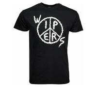 QIESHEOK Wipers Logo Unisex 100% Cotton Short-Sleeve T-Shirts Black L