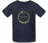 QIESHEOK Youth Awesome Primordial Unisex 100% Cotton Short-Sleeve T-Shirts Black M