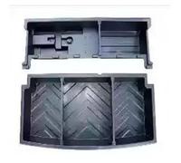 QIFANB Privacidad Cargo Bandeja Organizadora Maletero para Chery para ICAR 03 para JAECOO J6 2024 Caja Almacenamiento Inferior Maletero Trasero ABS Interior Impermeable Cubierta Carga Retráctil(A)