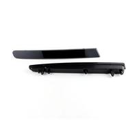QIFANB Reflector Parachoques Trasero 2x Para Ford Para Explorer 2011 2012 2013 2014 2015 Reflectores Parachoques Freno Trasero Antiniebla Cubierta Carcasa Sin Bombilla(Black Lens No Light)