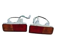 QIFANB Reflector Parachoques Trasero Parachoques Trasero L O R Para Nissan Trasera Para Patrol Y61 No Para Gr Señal Giro Estacionamiento Parada Pequeña Bombilla(2 pcs pair)