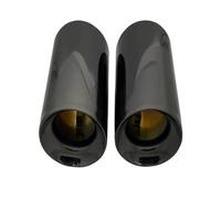 QIFHFBA Silenciador Escape Silenciador De Escape De Coche De Acero Inoxidable 304 Punta Cromada para X1 F48 2016 2017 2018 2019 2020 2021, Una Uds. Tubos Extremo Coche(Negro)