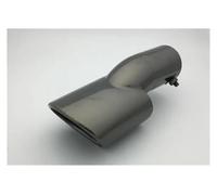 QIFHFBA Silenciador Escape Silenciador De Escape Trasero De Acero Inoxidable Puntas De Salida Tubo Escape Negro Azul Cromado para Civic para 10. ª Generación 2016 2017 Tubos Extremo Coche(Negro)