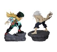Qigmhua 2 piezas MHA Midoriya Izuku Figura Bakugou Katsuki Figura de Acción Anime Shigaraki Tomura Estatua Mha Manga Modelo Sets 13 cm