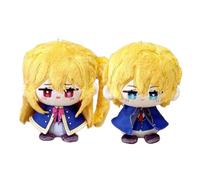 Qigmhua 2pcs Anime Hoshino Ai Felpa Rubi Hoshino Akuamarin Figura Linda Dibujos Animados Personaje Mini Cojín Colgante Coleccionable 12 cm