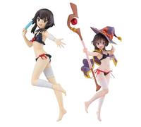 Qigmhua An Explosion On This Wonderful World Figura | Anime Swimsuit Girl Figura Megumin Y Aqua Modelo | Manga Niña Figuras Coleccionables