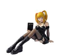 Qigmhua Figura de anime Misa Amane Estatua, 12 cm, figuras de manga Misa Amane, figura de acción modelo Sitpose tope de pasta decoración