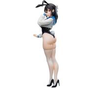 Qigmhua Figura de pintura original JK Bunny Girl Statue - 23 cm de pie, modelo de PVC, ilustración de anime JK Bunny Girl Action Figure