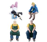 Qigmhua Figuras de anime Sakamoto Taro/Akao/Asakura Shin | Figura de acción de manga Sakamoto Taro y Asakura Shin Figurine | Modelo sentado coleccionable de PVC