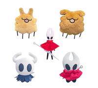 Qigmhua Hollow Silksong Peluche Hornet Can Figura Suave Anime Figuras Hornet-Can Cojín Lindo Adorno de Mesa Adorno 10 cm