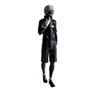 Qigmhua Kaneki Ken Figura con Máscara Anime Figuras de Acción de Kaneki Ken Estatua de Pie Pose Modelo PVC Decoración Ornamento 17 cm