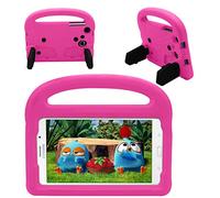 QIHANG Funda Protectora para Samsung Galaxy Tab A 7.0 T280 T285, Ligera, a Prueba de Golpes, con asa de Transporte y Soporte Caso para Samsung Galaxy Tab A 7.0 T280 T285 (Rosa roja)