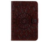 QIHANG Smart iPad Mini 1/2 / 3/4 / 5 Funda, Ultra Slim Cartera Carcasa PU Piel Sintética con Función de Stand y Auto-Sueño/Estela para iPad Mini 1/2 / 3/4 / 5 (Marrón)