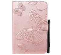 QIHANG Smart iPad Mini 1/2 / 3/4 / 5 Funda, Ultra Slim Cartera Carcasa PU Piel Sintética con Función de Stand y Auto-Sueño/Estela para iPad Mini 1/2 / 3/4 / 5 (Oro Rosa)