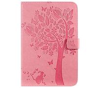 QIHANG Smart iPad Mini 1/2 / 3/4 / 5 Funda, Ultra Slim Cartera Carcasa PU Piel Sintética con Función de Stand y Auto-Sueño/Estela para iPad Mini 1/2 / 3/4 / 5 (Rosado)