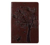 QIHANG Smart Samsung Galaxy Tab S5e 10.5 T720 T725 Funda, Ultra Slim Cartera Carcasa PU Piel Sintética con Función de Stand y Auto-Sueño/Estela para Samsung Galaxy Tab S5e 10.5 T720 T725 (Marrón)