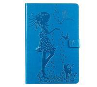 QIHANG Smart Samsung Galaxy Tab S5e 10.5 T720 T725 Funda, Ultra Slim Cartera Carcasa PU Piel Sintética con Función de Stand y Auto-Sueño/Estela para Samsung Galaxy Tab S5e 10.5 T720 T725 (Azul)