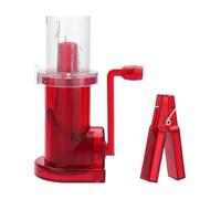 QIHRUIA Máquina de Tejer Manual, Herramienta de Bricolaje fácil para Tejer y trenzar, CREA Pulseras y Bufandas únicas,Rojo