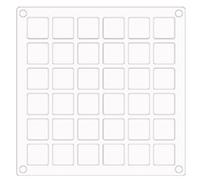 QIIIMSLSS - Caja de almacenaje de acrílico para objetos pequeños artesanales