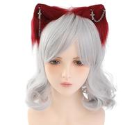 QIIIMSLSS Diadema de orejas de animal, disfraz de cosplay, aro para el pelo, tocado de fiesta, mascaradas, tocado de animación para niñas, decoración para el cabello