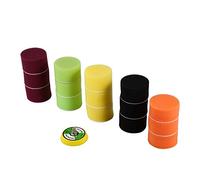 Qiilu 16pcs 2" Conjunto de Almohadillas de pulido esponja de lustre plano