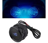 Qiilu 2 pulgadas 52mm Kit de medidor de Grado Celsius de temperatura del agua digital con Sensor de temperatura