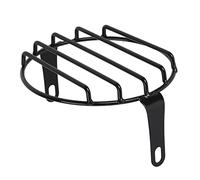 Qiilu 6 pulgadas Parrilla para Faros Delanteros de Motocicleta Rejilla de faro de motocicleta protector de Cubierta de protectora de la Faros de la motocicleta Universal