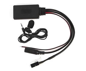 Qiilu Adaptador de Audio Bluetooth, Adaptador de Cable MP3 de Audio Bluetooth para automóvil con Kit de micrófono Apto para W169 W221 W251 W245