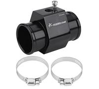 Qiilu Adaptador de manómetro de manguera de tubo de temperatura de agua del coche(36mm)