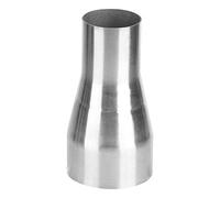 Qiilu Adaptador de Tubo de Escape, conector de tubo de escape de acero inoxidable universal, adaptador de tubo, reductor, pieza modificada(51-76MM)