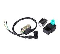 Qiilu - Bobina de encendido para 110 CC 125 CC 140 CC Trail Bike Dirt Bike Quad ATV