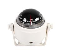 Qiilu Boussole Compass Multi-Purpose Marine Voyager à l'extérieur Convient Camion Caravane Bateau(Blanche)
