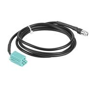 Qiilu Cable Adaptador de Entrada de Audio, Cable Adaptador de Entrada AUX Cable de Audio Jack de 3,5 mm Apto para Espace Twingo