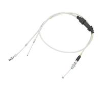 Qiilu Cable de Acelerador Doble de Motocicleta para CG150CC 200CC 250CC Motor ABS Metal Reemplazo de Cable de Acelerador de Motocicleta